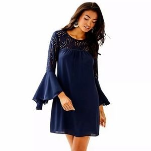 NWT Lilly Pulitzer Amenna Navy Blue Dress Size 6